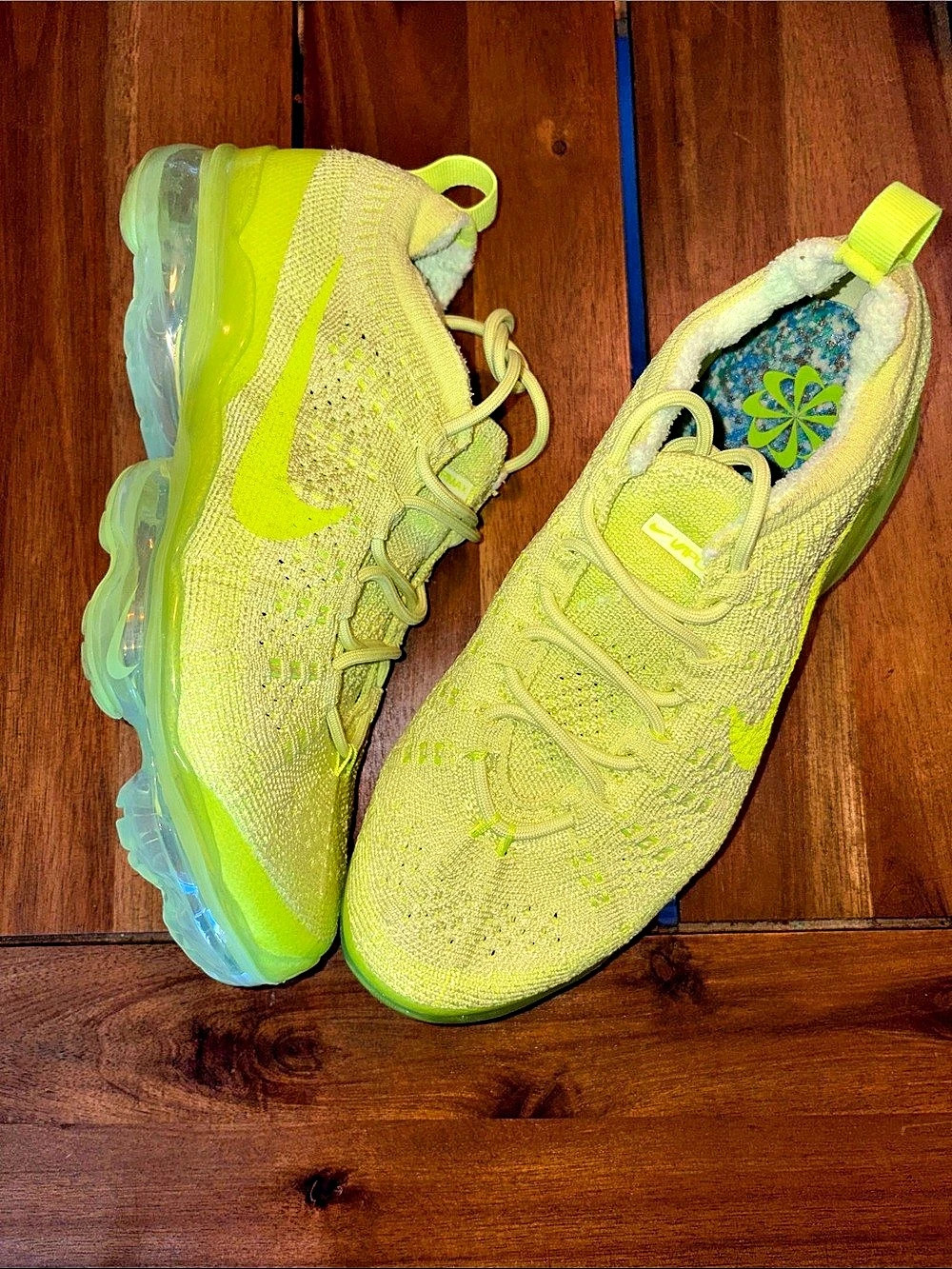 Nike Air VaporMax Flyknit Sneakers Yellow US 6.5W